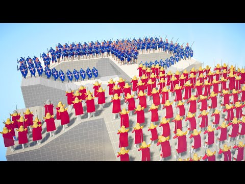 PRINCESS ARMY 100x 👑 vs 👑 100x EVERY TEAM BATTLE / Totally Accurate Battle Simulator ( TABS )