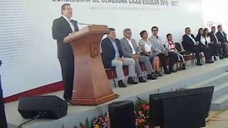 GOBERNADOR MARCO MENA CLAUSURA CICLO ESCOLAR 2016 2017