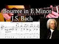 BOURREE in E Minor (J.S. Bach) Full Tutorial with TAB - Fingerstyle Guitar