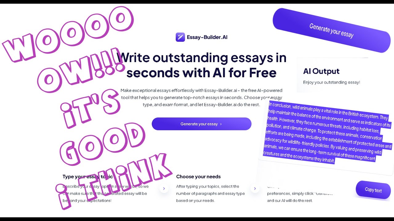 Essay-Builder.AI tutorial