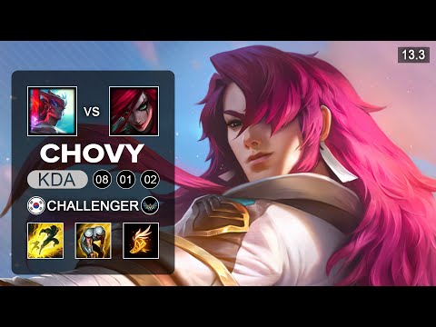 Chovy Yone vs Katarina Mid - KR Challenger - Patch 13.3 Season 13