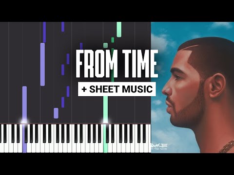 From Time - Drake - Piano Tutorial + MIDI