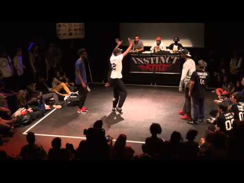 Instinct Battle 4 - Huitièmes de finale HipHop - Harry Bolt & Odilon vs Ichigo & Tomti