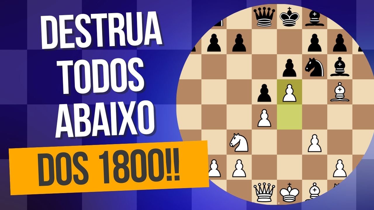 A Melhor Abertura para Iniciantes!! Conheça a Imbatível Chigorin!!