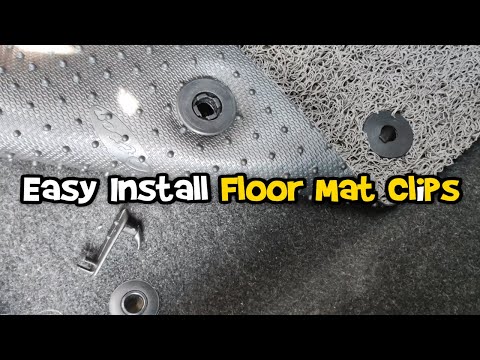 How To Install Car Floor Mat Clips / How To Stop Floor Mats from Sliding #shorts #cartipsandtricks