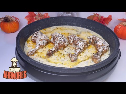 Receta e famshme në Kosovë, pula te Halimi me salcë kosi dhe hudhër.