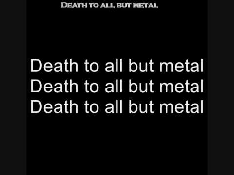 Steel Panther- Death to all but metal [lyrics video]