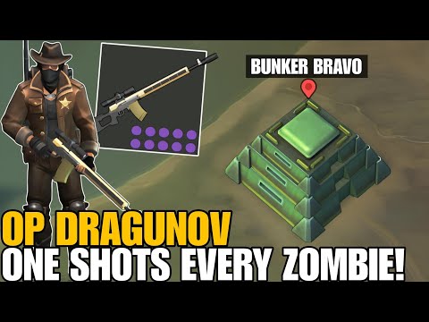 YOU CAN ONE SHOT EVERY ZOMBIE IN BUNKER BRAVO WITH THIS OP DRAGUNOV! - Last Day on Earth: Survival