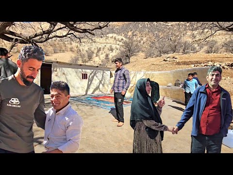 Nomadic life, an unexpected event in the mountains