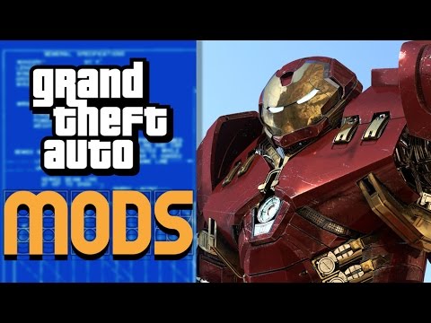 HULKBUSTER in GTA 5! - Mod Gameplay!
