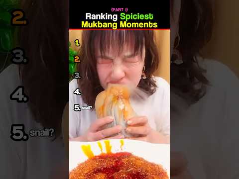 Ranking Spiciest Mukbang Moments #shorts #spicyfoodchallenge #usa