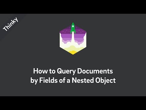 Thinky — How to Query Documents by Fields of a Nested Object