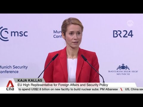 Munich Security Conference: Top EU diplomat Kaja Kallas rebuffs Europe 'bashing' remarks made by US