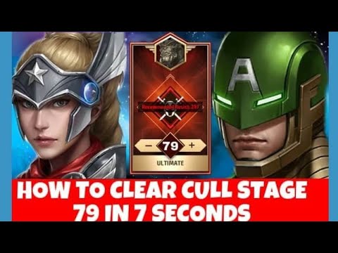 How to clear wbu cull obsidian stage 79 in 7 seconds - marvel future fight