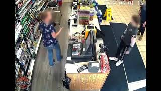 No Jumper   Surveillance video inside the gas station shows the boy appearing calm as he pulled out