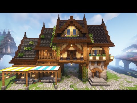 NeatCraft - Minecraft | How to build a Medieval House | Tutorial (Pathway House)