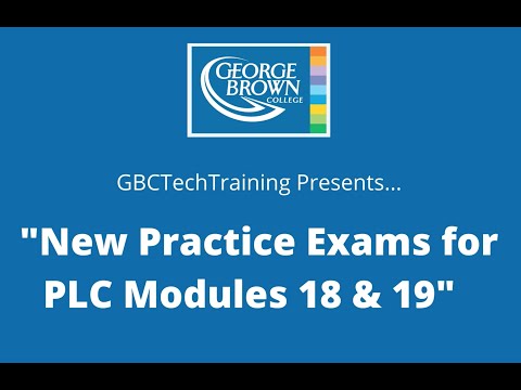 New Practice Exams for GBCTechTraining PLC Modules 18 & 19