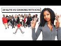 20 PEOPLE VS 1 INFLUNCER COOKING WITH KYA