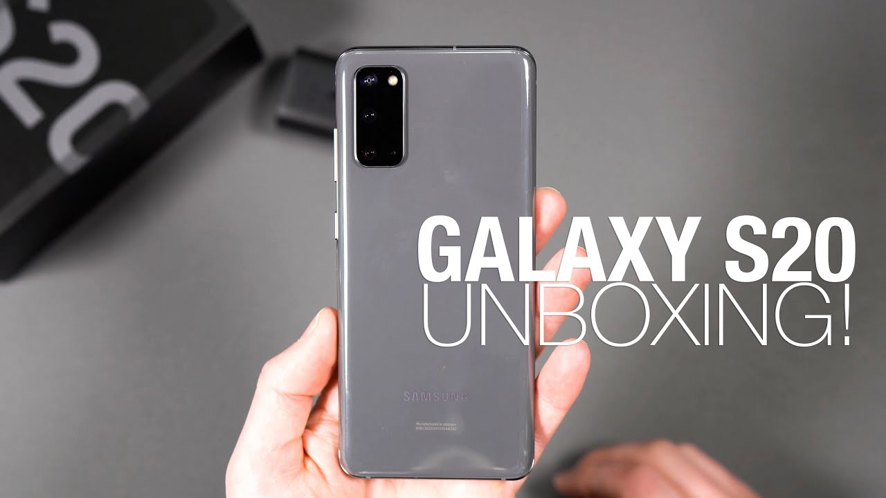 Samsung GALAXY S20 Unboxing and Tour!