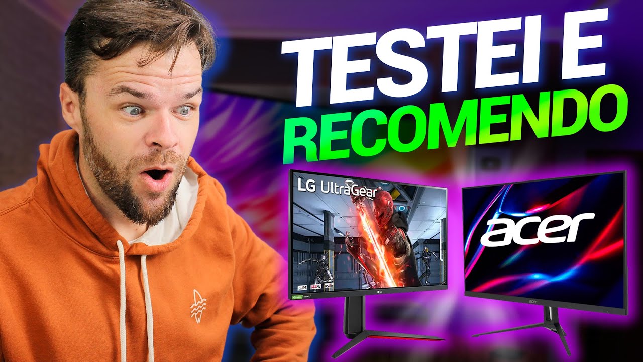 Os 4 melhores MONITORES custo-benefício de 2024