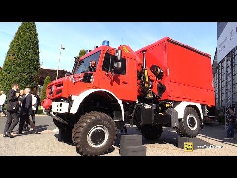 Thumbnail for 2019 Mercedes Unimog U5023 Offroad Service Vehicle - Walkaround - 2018 IAA Hannover by Unimog