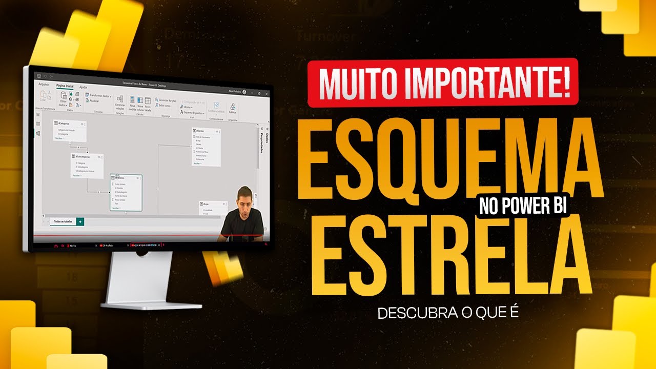 Esquema Estrela no Power BI - O que é e Por que é MUITO Importante?