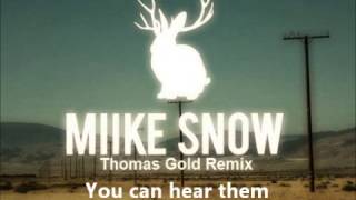 The wave - Miike Snow (Thomas Gold remix) - lyrics