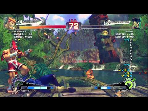 akarenjai1 [Adon] vs. obineet [M. Bison] | SSF4 Arcade Edition