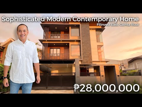 House Tour 412 | Superb Modern Contemporary House and Lot For Sale in Filinvest East, Cainta Rizal