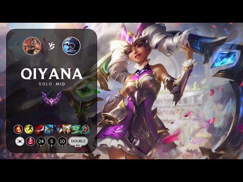 Qiyana Mid vs Talon - KR Master Patch 13.13