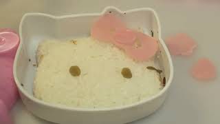 キャラ弁第12弾☆キティちゃんのおべんとう♪キャラ弁♪【かなちゃん4歳のお弁当】