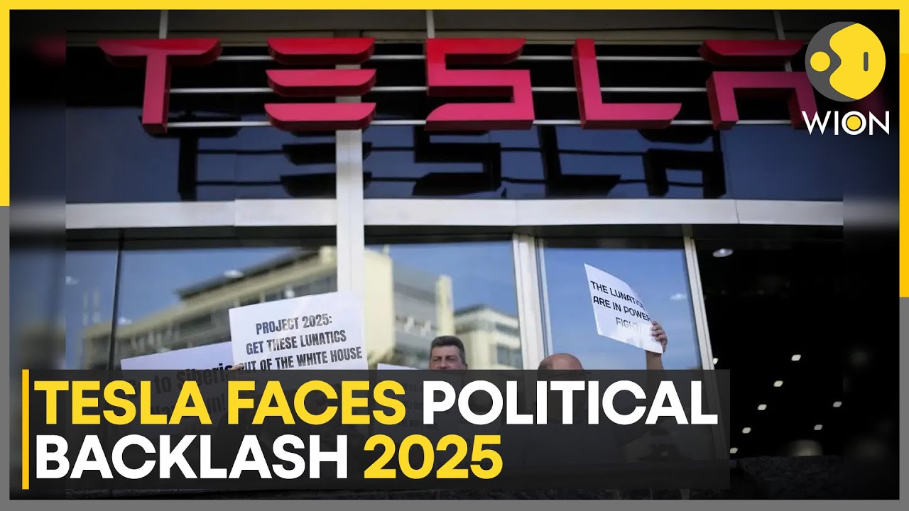 Tesla: Political Backlash Hits Tesla in 2025, Musk Projects Double-Digit Growth | WION