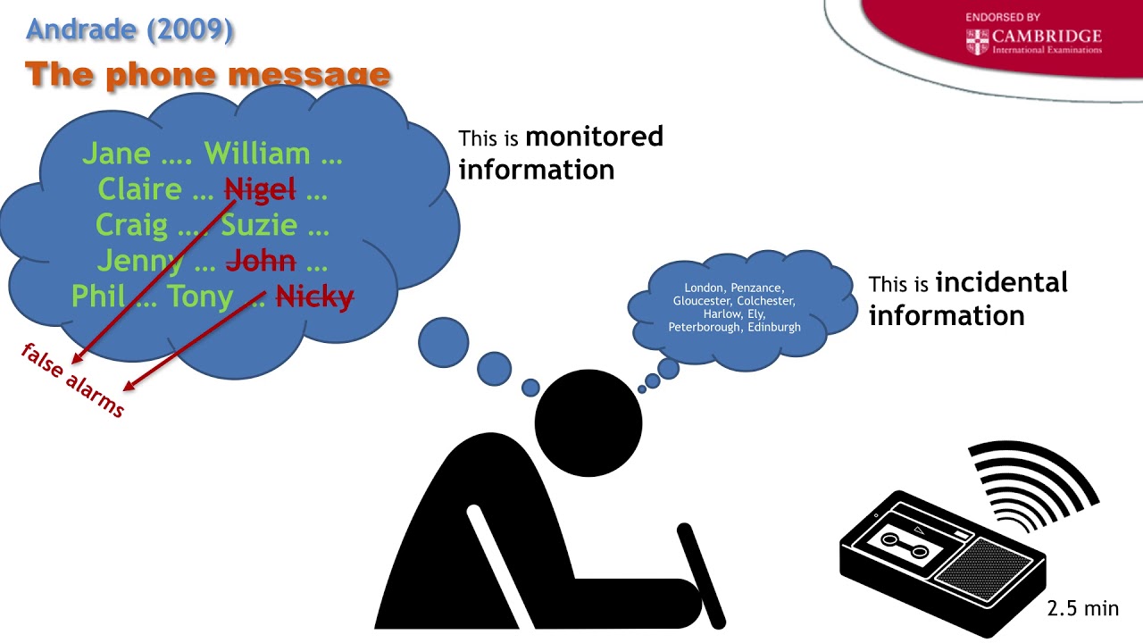 J. Andrade on doodling