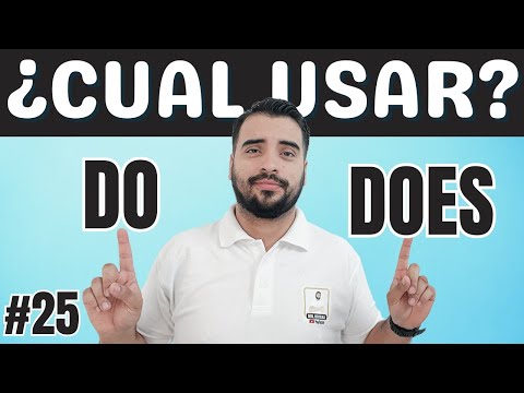 DO y DOES - COMO Y CUANDO USARLOS (SIMPLE PRESENT)