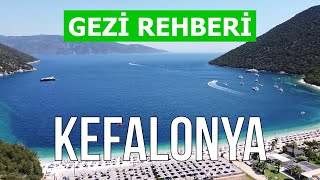 Kefalonya adası, Yunanistan | Plajlari, yerleri, doğa, turizmi | 4k videosu | Ke