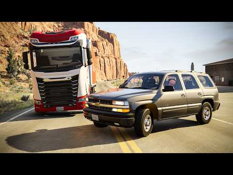 Realistic Crossroad Car Crashes [02] 🔥 [BeamNG Drive]