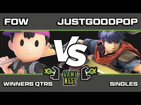Game Nest Smash It Up: FOW (Ness) vs Justgoodpop (Ike) - Winners Qtrs