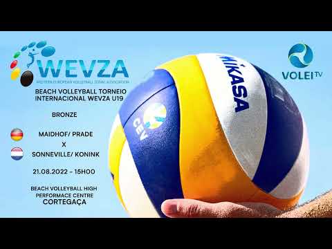 MAIDHOF / PRADE (GER) x SONNEVILLE / KONINK (NED) - BRONZE - WEVZA U19 BEACH VOLLEYBALL