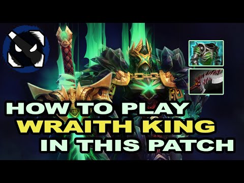 HOW TO PLAY WRAITH KING IN NEW PATCH | Full Game (Dota 2 7.23e)