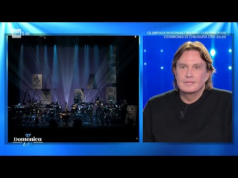 Cristiano De André: l'ultimo tour con il padre Fabrizio - Domenica In 22/02/2026