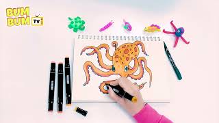 15+ Cách vẽ con bạch tuộc đơn giản nhất – YeuTre.Net