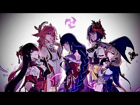 Mono Electro Raiden Shogun Q 1Million | Yae Miko Beidou Sara