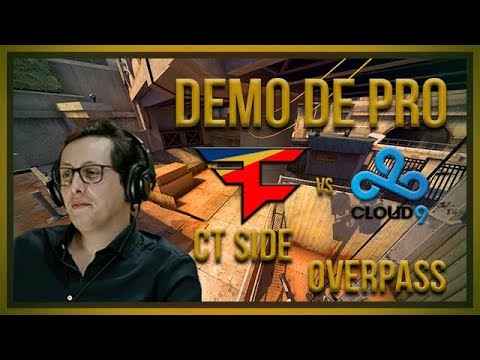 [PT] zorlaK Analisa: CLOUD 9 vs FAZE - OVERPASS (CT Side) [Demo de Pro]