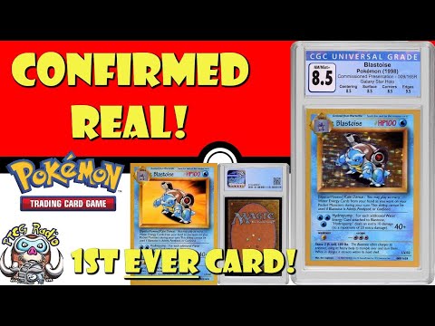 Prototype Blastoise x Magic Card is REAL! 1st Ever Pokémon Card! (Rarest & Most Valuable)