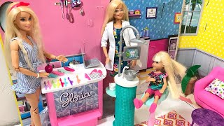barbie the twins first flu shot
