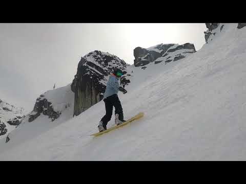 "Secret Bowl" to "Pakalolo" (Blackcomb mountain) 2023-04-25