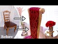 SEE HOW I TRANSFORMED AN OLD CHAIR USING BROCADE