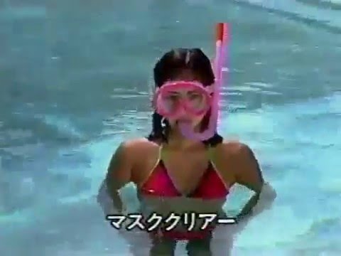 Asian girl Snorkeling lesson