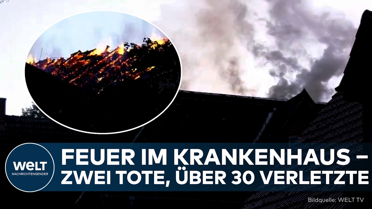 MECKLENBURG-VORPOMMERN: Feuer im Krankenhaus! Zwei Tote und mehr als 30 Verletzte in Ludwigslust