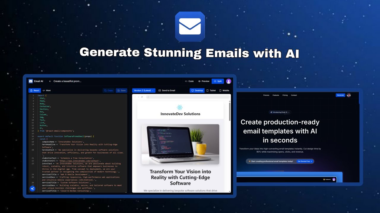 Email AI demo video